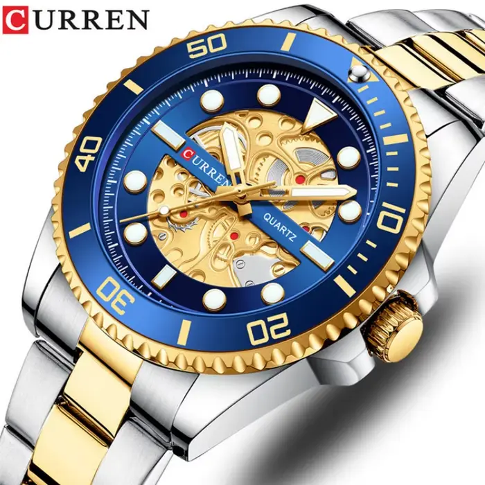 Montre CURREN 8412 minimaliste avec grand cadran