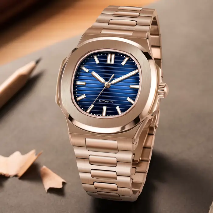 Montre mécanique de style Nautilus MACARLON Design 2026