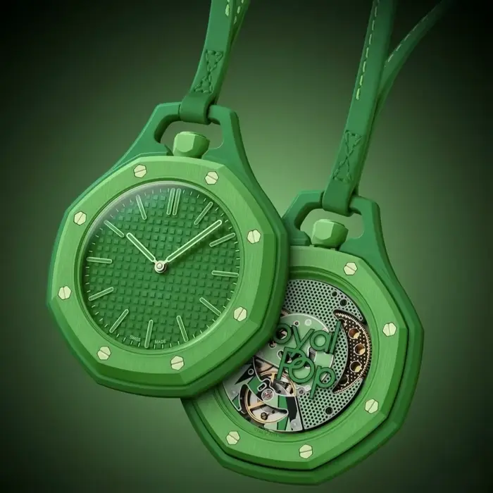 Montre de poche populaire en acier inoxydable avec bracelets en cuir pour homme et femme polyvalents occasions spéciales