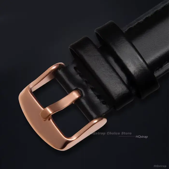 Bracelet de montre en cuir véritable pour homme et femme, variété de couleurs et largeurs, élégant pour diverses occasions et cadeaux spéciaux