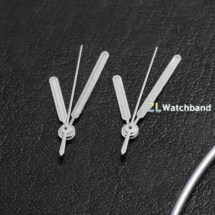 Aiguilles de montre argentées pour mouvements NH35 NH36 NH38 NH70 NH71 NH72 4R35/36 7s36/35 7002 7009