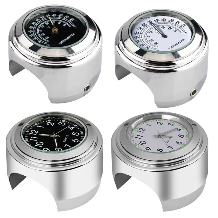 Montre de moto étanche avec jauge de température en aluminium pour motards et amoureux de la route occasions spéciales