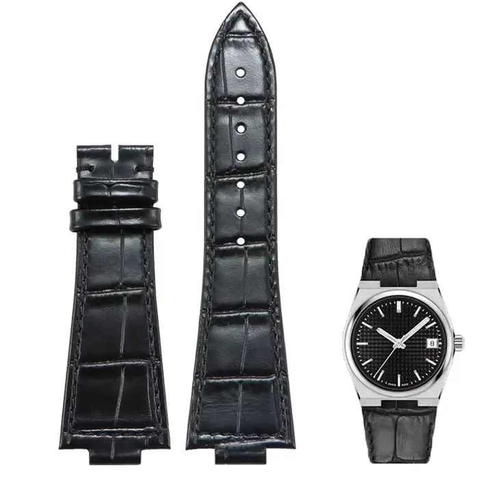 Bracelets de montre en cuir pour Tissot, Invasif TA, accessoires de montre à quartz, convexe, 1853,