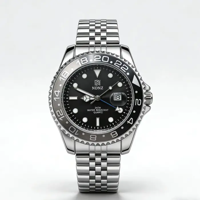 Montre GMT à lunette bicolore NDNZ