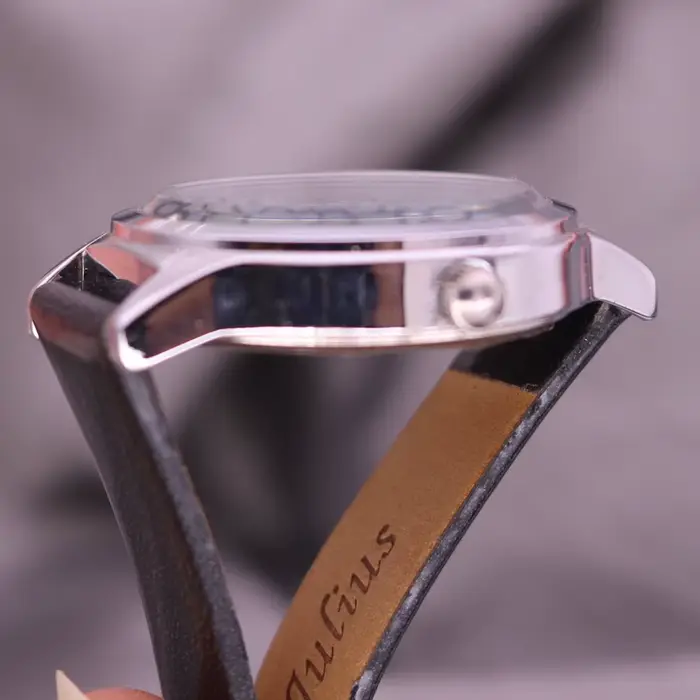 Montre en Cuir group pour Femme, Nacre, Quatre Feuilles, Everver, Julius, Mode, Heures, Bracelet, Cadeau d'Anniversaire pour Fille, Sans Boîte