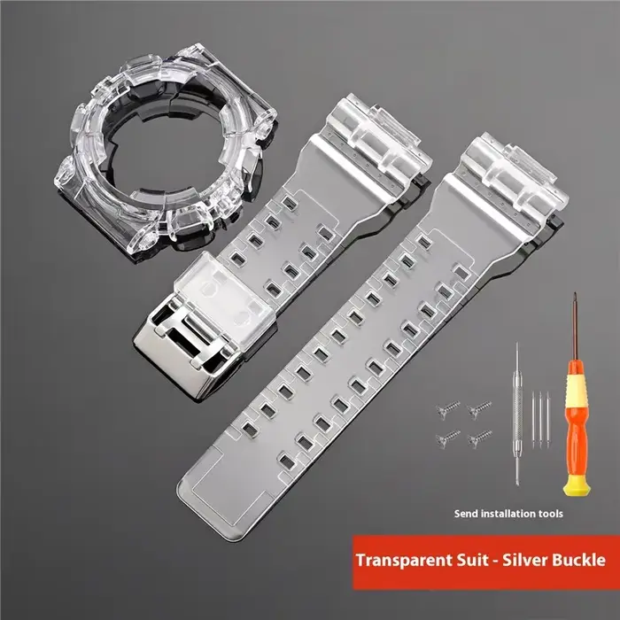 Pour Casio G-SHOCK GA-100/110/120/140 GD-100/110/120 GAX-100 GLS-100 TPU résine Bracelet de montre h