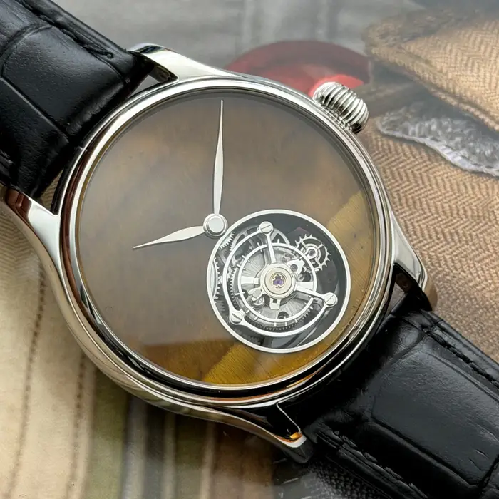 Merkur – montre Tourbillon 100% pour hommes