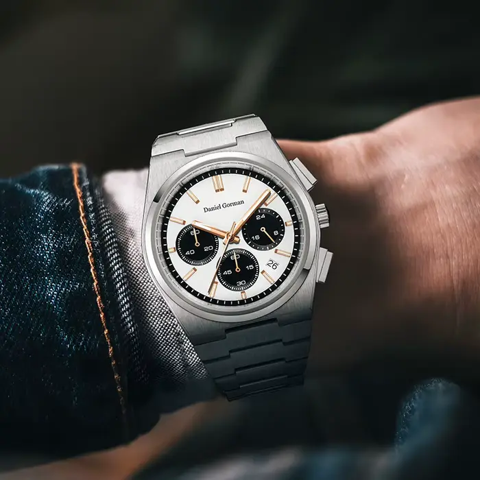 DANIEL GORMAN haute qualité montres de luxe DG9004 5ATM montre étanche en acier inoxydable montre-bracelet hommes