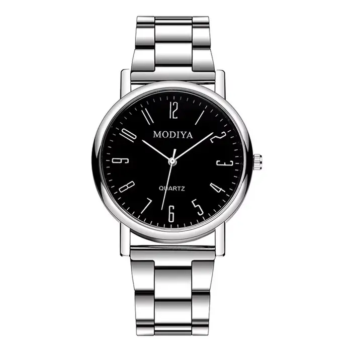 Montre décontractée yolako en alliage avec mouvement à quartz pour hommes, bracelet fermoir pliant, design fashion, résistance à l'eau limitée, pour diverses occasions et styles