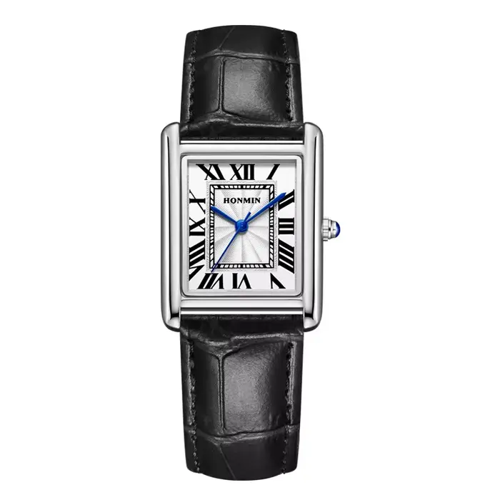 Montres de Couple pour hommes et femmes, mode décontractée en cuir, cadran Simple, étanche, à Quartz
