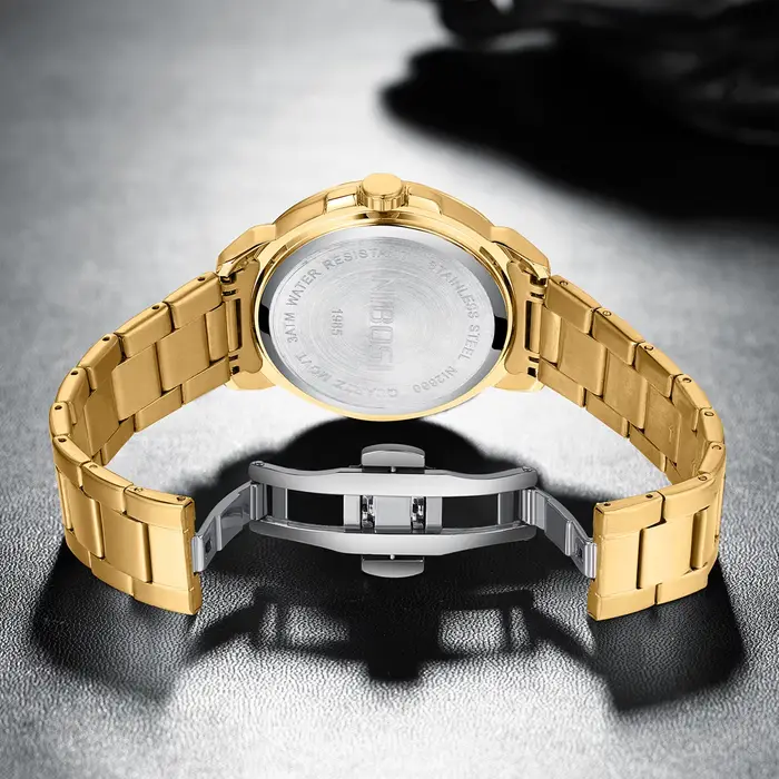 NIBOSI – montre à Quartz analogique pour hommes