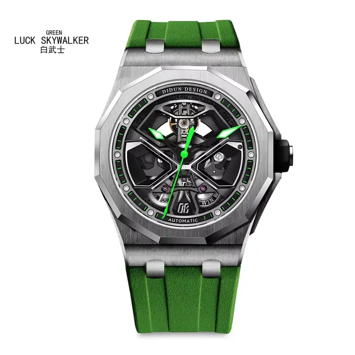 DIDUN DESIGN Nouvelle montre automatique polygonale pour homme