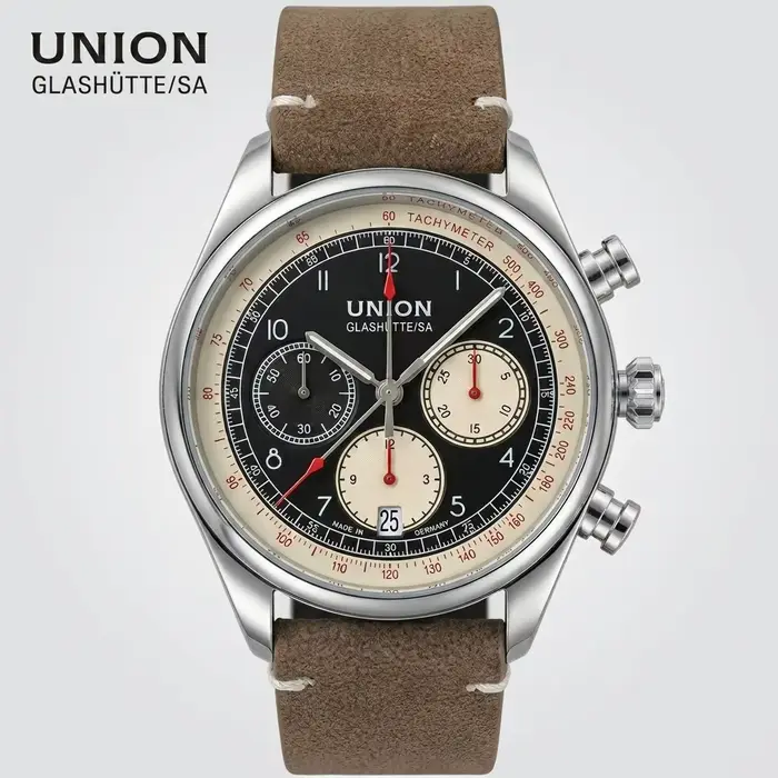 Montre chronographe automatique Union Glashutte SA