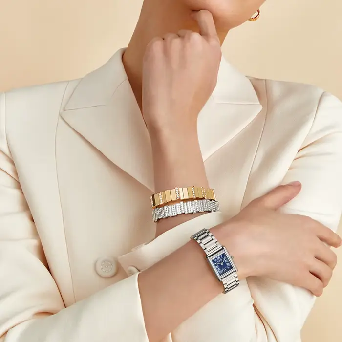 Montre pour femme MARK FAIRWHALE, montre-bracelet de luxe, cadeau élégant pour femme, cadran carré, minimalisme, montres à quartz pour femmes