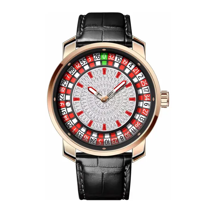 Montre mécanique pour homme en acier inoxydable