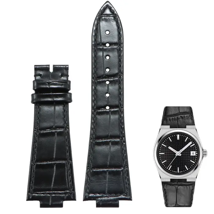 Bracelet de montre en cuir BRETA pour montres Tissot et autres marques à quartz styles élégants et modernes pour homme et femme différentes occasions et ajustement facile