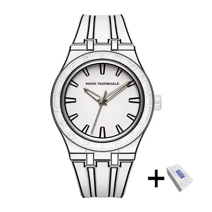 Montre pour homme FAIRWHALE 5110, style manga, mouvement à quartz, mode sport, bracelet en silicone 