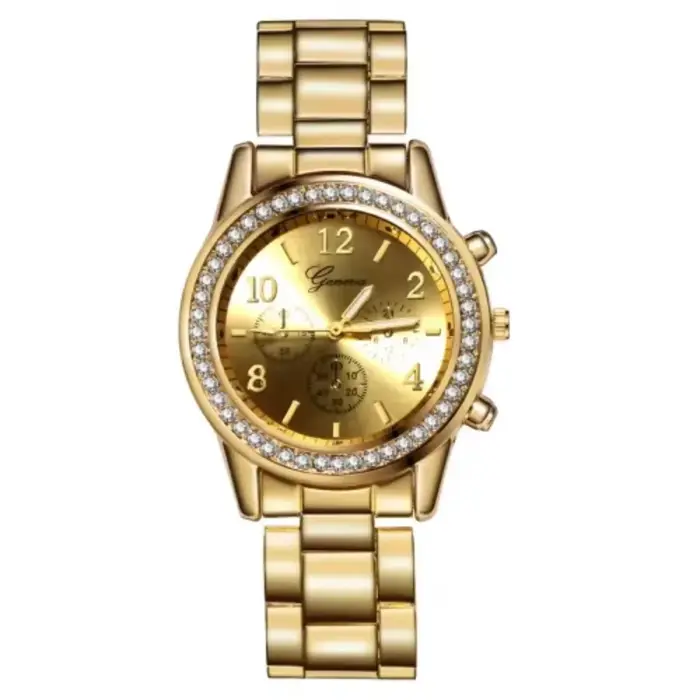 Femmes montres genève classique strass Montre