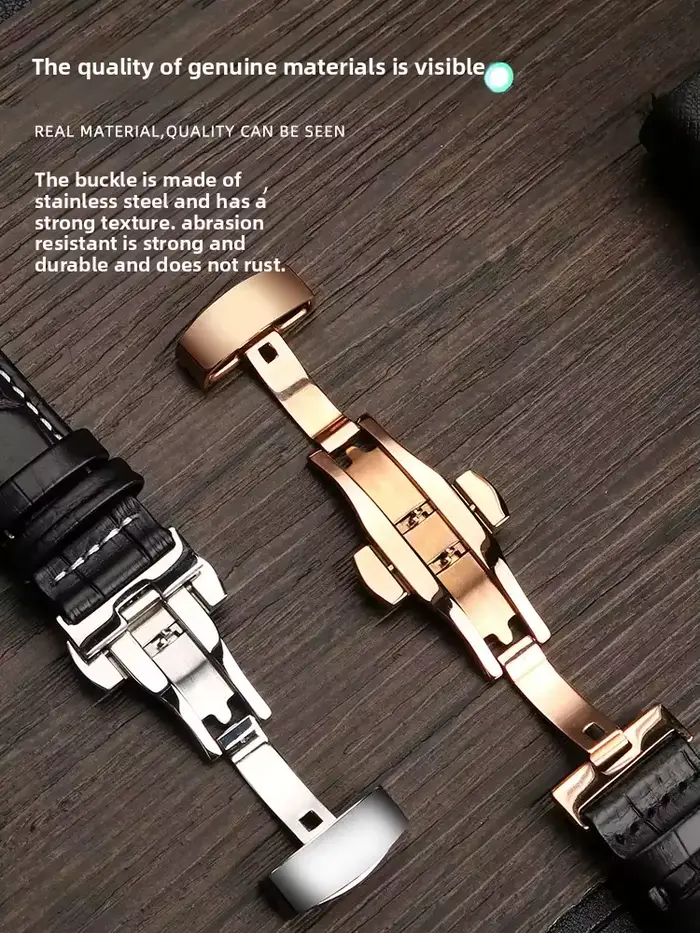21mm 24mm pour Maserati bracelet de montre en cuir véritable R8821108025 R8821108039/8038/8035/8025 Trident surélevé