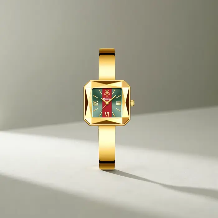 Montre-bracelet pour femme de la marque Yalalusi avec cadran carré : un cadeau sophistiqué pour les occasions décontractées ou professionnelles reloj