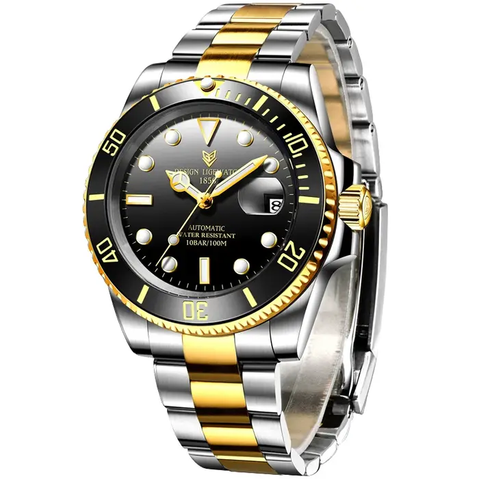 LIGE Top marque de luxe montre automatique pour hommes mode étanche Sport