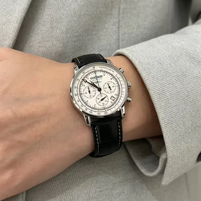 Montre Chronographe Rétro Zeppelin 2026 Edition Commémorative Classique Automatique avec Date Style Business Décontracté Occasions Spéciales