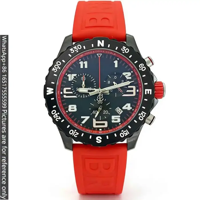Montre de luxe surdimensionnée homme 45mm acier massif 904L quartz verre saphir résistant à l'eau élégante pour homme occasions spéciales