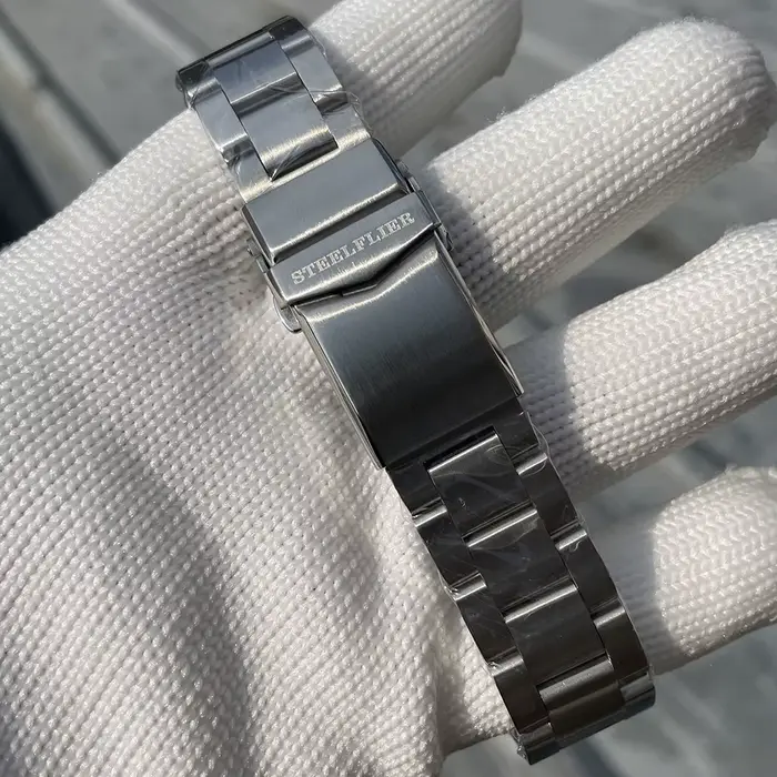 STEELFLIER montre-bracelet de plongée VH31 mouvement silencieux cristal saphir Super lumineux 20Bar étanche luxe