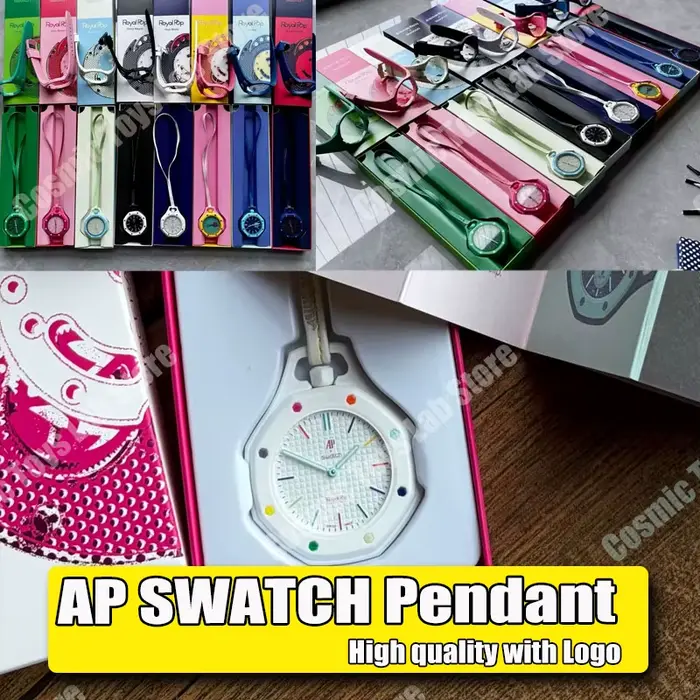 Montre AP SWATCH Bracelet Quartz Logo Royal Oak Cadeau Anniversaire Femme Occasions Spéciales