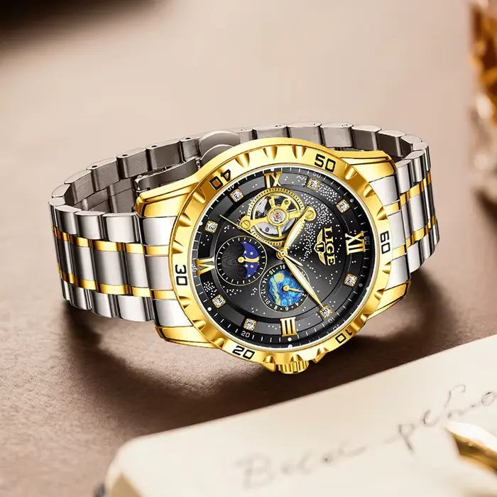 Montre mécanique LIGE pour homme