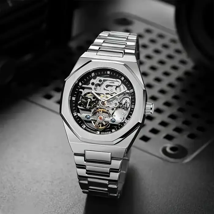 Montre mécanique automatique de luxe pour hommes