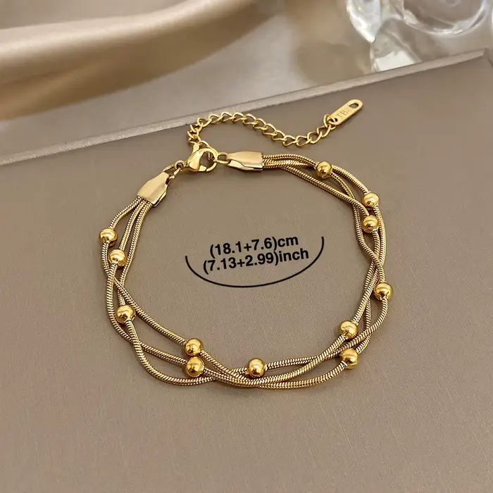 Bracelet réglable en acier inoxydable pour femmes
