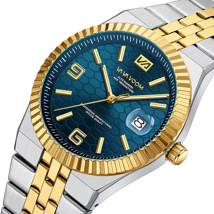 Nouvelle montre homme UTHAI élégante avec calendrier lumineux résistante à l'eau pour hommes affaires et loisirs