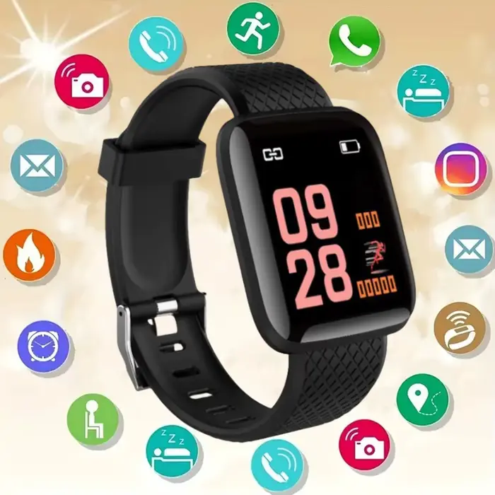 Montre intelligente de sport pour hommes et femmes