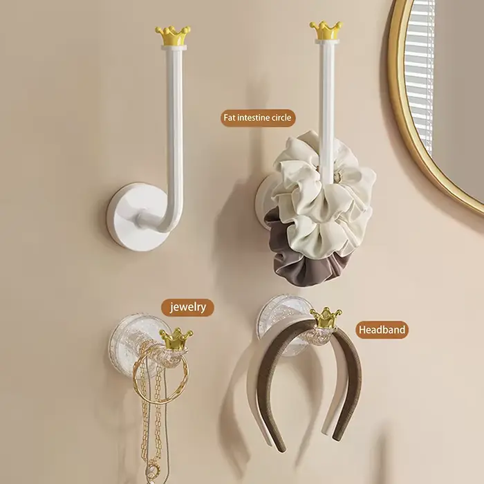 Support mural multifonctionnel pour élastiques à cheveux bijoux colliers bracelets porte-clés élégant pour femme et homme pour maison et organisation