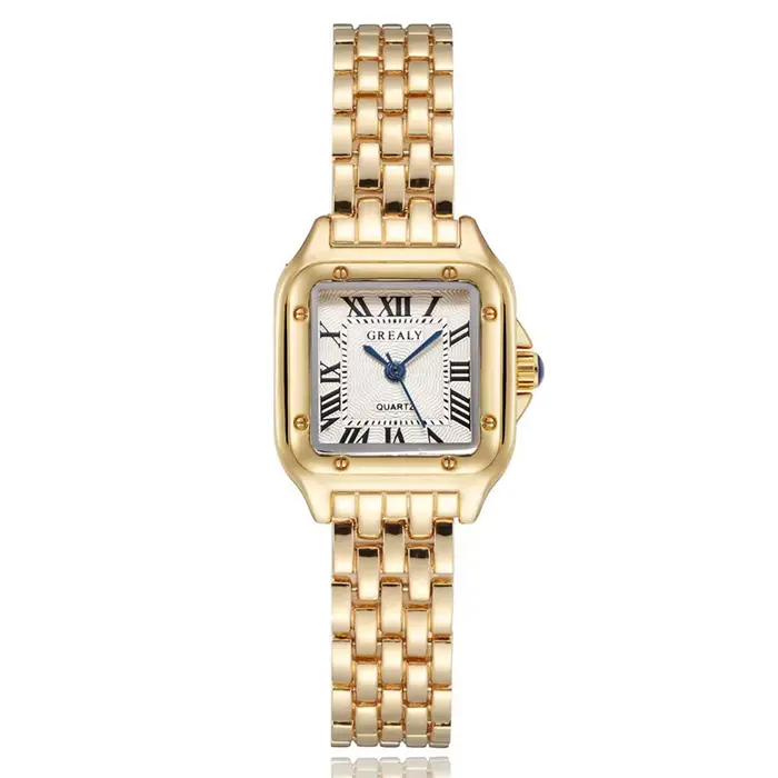 Montres de luxe pour femmes, montre-bracelet à Quartz carrée, Simple, horloge pour dames