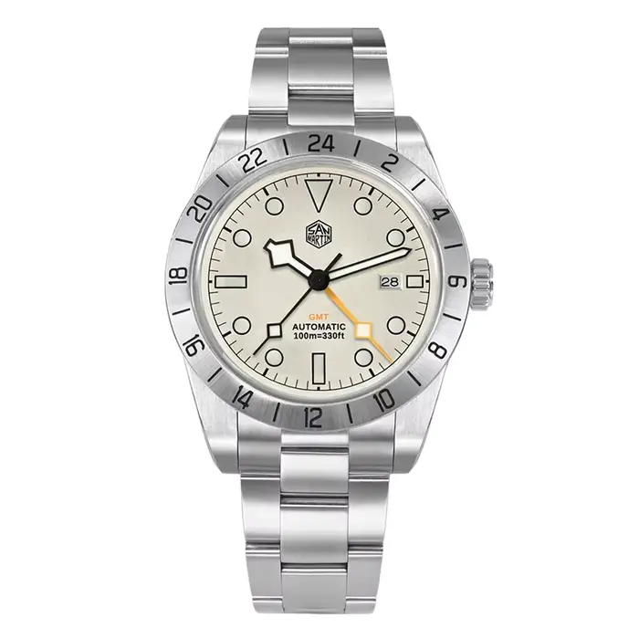 San Martin – montre automatique pour hommes, 39MM, GMT, mécanique, étanche à 100M, BGW-9, miroir sap