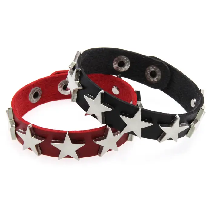 Bracelet style punk étoile