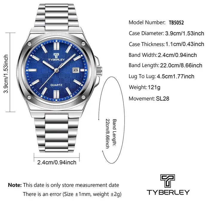Montre TYBERLEY 2026 Nouvelle