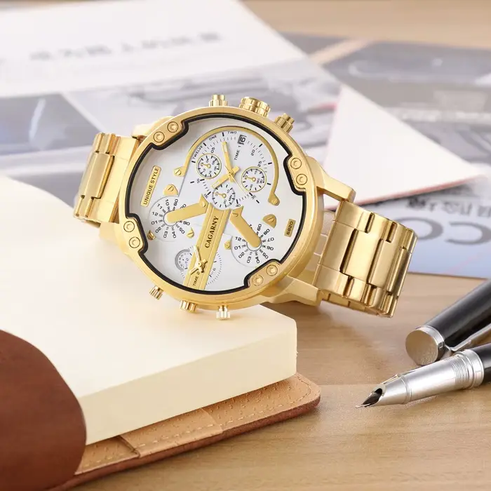 CAGARNY – montre-bracelet multifonction pour hommes