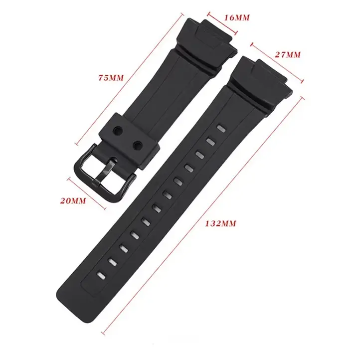 Bracelet de plongée sport en résine pour Casio G Shock G100 G-200/G-101/G-2310/G-2300 GW-2300 GW-2310 robuste et élégant pour hommes et femmes occassions spéciales