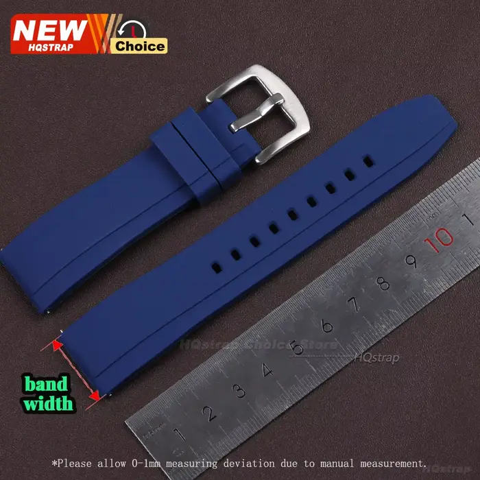 Bracelet de montre en silicone sport 20 mm 22 mm