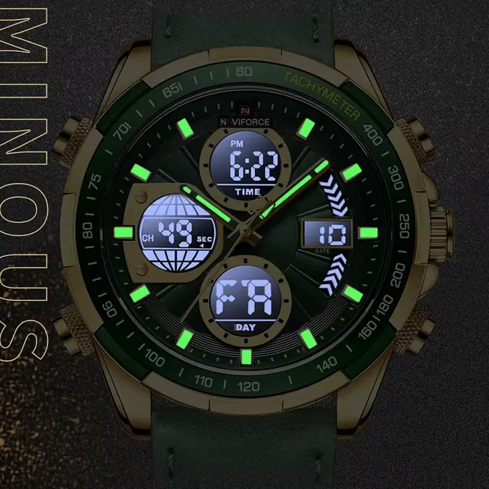Nouveau NAVIFORCE montres pour hommes en cuir