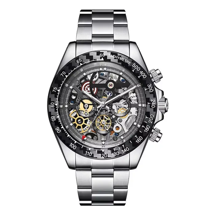 HANBORO – montre-bracelet mécanique de luxe pour hommes