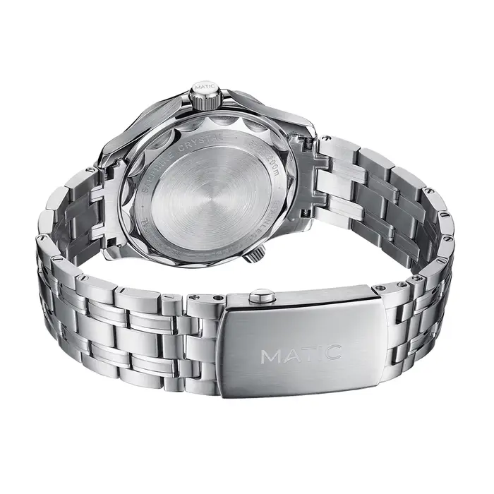 MATIC WATCH DIVER 200M 41mm PT5000 Montres-bracelets mécaniques [cadran bleu avec insert de lunette lumineuse]
