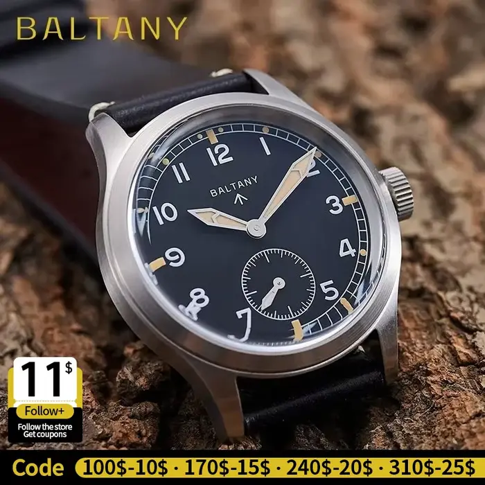 Baltany S2032 montre sale douzaine pour homme montres à Quartz Vintage 20ATM saphir cristal acier inoxydable 39MM