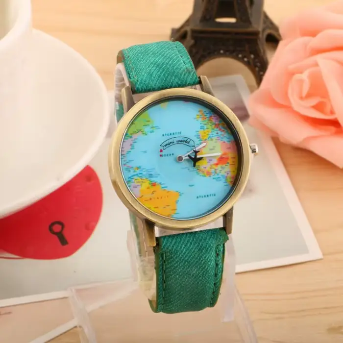 Montre terre antique en cuivre