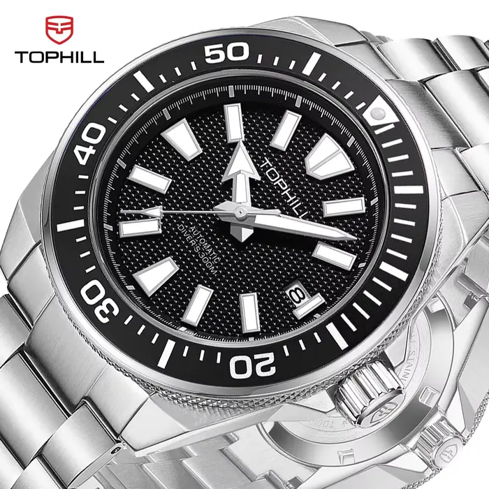 TOPHILL 300M montre de plongée automatique étanche montre-bracelet mécanique pour hommes saphir cristal montres Super