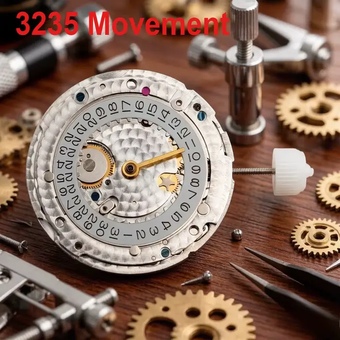 Mouvement mécanique FancyWrist avec balancier bleu pour homme et femme, mouvement SUB/DJ, option de couleur blanche ou rouge, horlogerie de prestige pour toutes les occasions