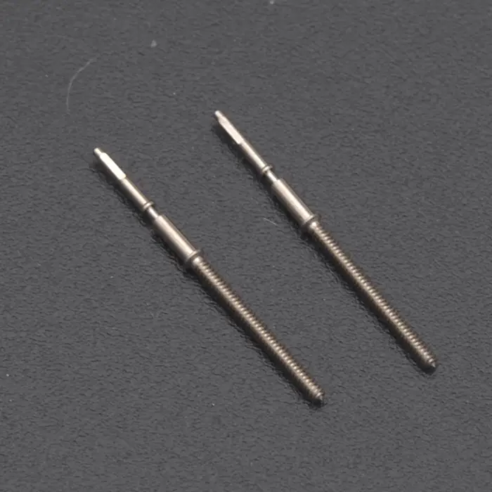 Tiss 1 - Pièces de rechange pour montre - Tige de remplacement en acier inoxydable - Couronne compatible avec les